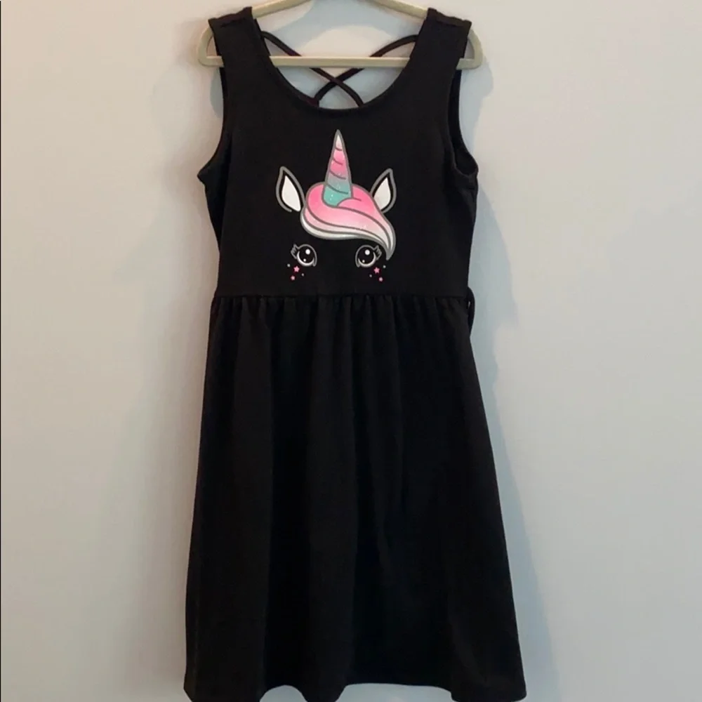 Justice Unicorn Sleeveless Dress